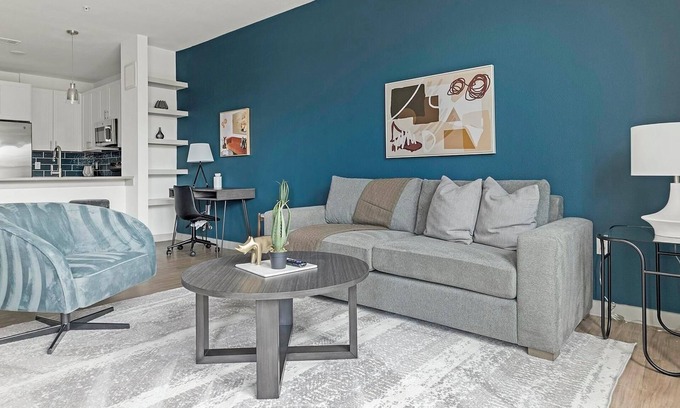 MLK Apartment | Landing | Incredible 1BD, Gym, Yoga Studio