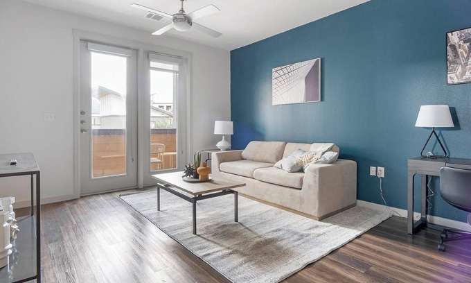 Wetmore Apartment | Landing | Modern 1BD, Game Room, Pool