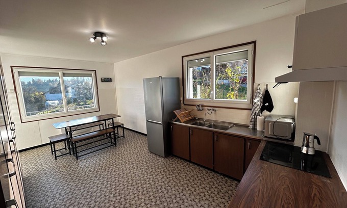 Pougny Apartment | Large apartment on the Swiss border, trains and buses to Geneva