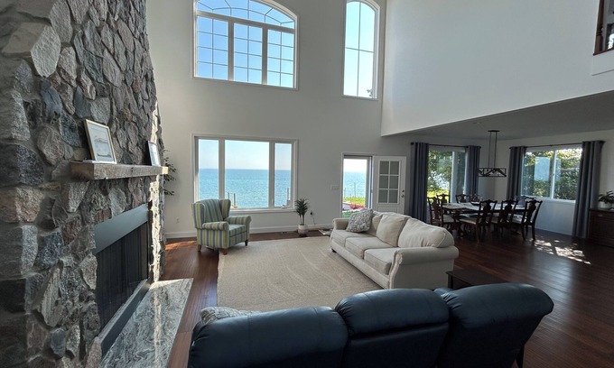 Burtchville House | Large Lake house on Lake Huron, 7 bedrooms, 5.5 baths, great for family retreat.