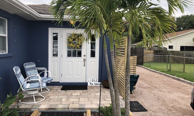 Juno Beach House | Large lock off room on the backside of our home, 2 miles from beaches. US1&PGA