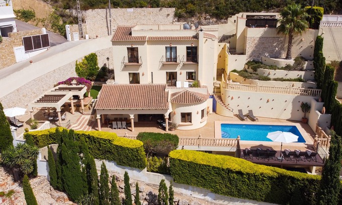 Arnella Villa | Large Luxury Family Villa Moraira, Private Pool, WiFi, A/C,