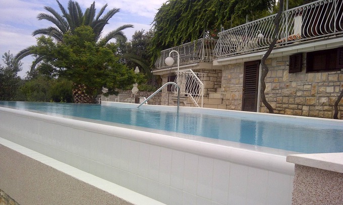 Hvar Villa | Large villa with private,heated,infinity pool, Jacuzzi bath,sport games,bikes.