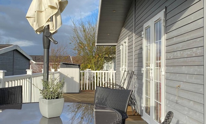 Findern House | Largest size of lodge available at the Marina. Pet friendly & disabled access.