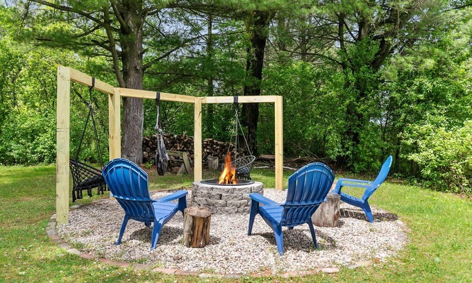 Wautoma House | Last Lake Days - Hot Tub Pontoon SUPs Firepit Fun