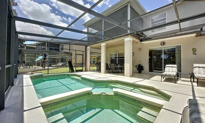 West Haven Villa | Last Minute Disney Getaway! Private Pool, Hot Tub & Games Room. Book Now! #96413