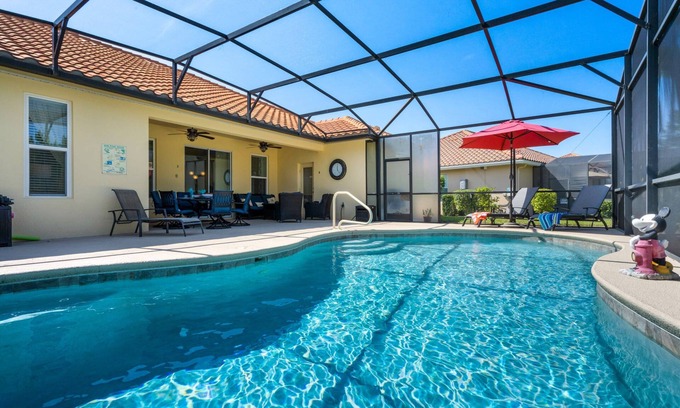 Loughman Villa | Last Minute Disney! Private Pool, Game Room & Themed Bedrooms. Book Now! #93821