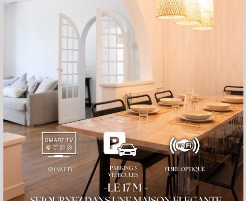 Castelginest Villa | Le 17M - Maison Basque d'Occitanie Clim Jardin Parking