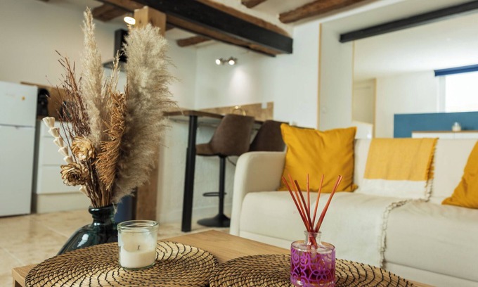 Loches Apartment | Le 7 Bis, 250m from Loches town center and 30 minutes from Beauval ZOO