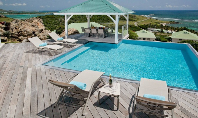 Oyster Pond Villa | Le Bougainvillier, magnificent villa with breathtaking views