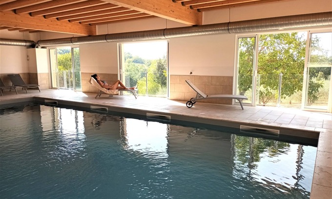 Saint-Privat-de-Champclos Apartment | Le Clos des Taulelles Gite 4* - L'Olivier