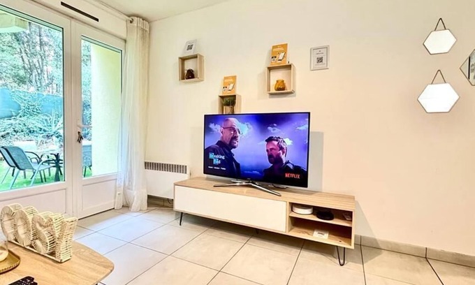 Alco Apartment | Le Cosy Clim Jardin Parking Privé Tram 20min Plage