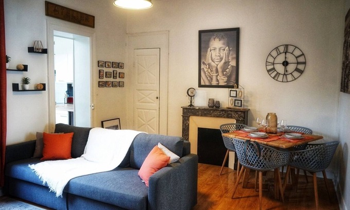Nord - Gare Apartment | Le Loge'mans Appartement Cosy Proche Gare , Centre Vile et Tram