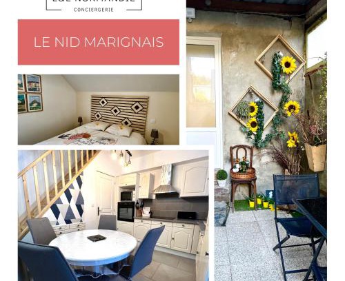Marigny-le-Lozon Apartment | Le Nid Marignais - Duplex au cœur du centre-ville