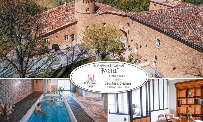 Roquemaure Apartment | Le Pastel - Swim spa - Hamman - Sauna - 2 people