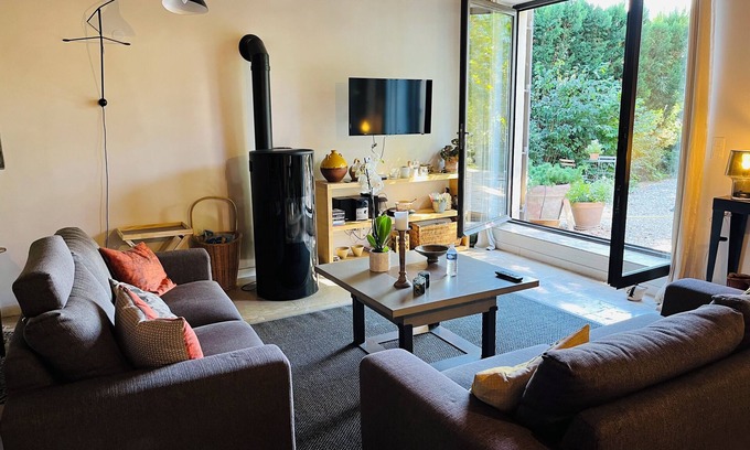 Puyvert Apartment | Le Provençal Duplex swimming pool private garden in the Luberon Lourmarin
