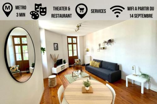 Saint - Aubin - Dupuy Apartment | Le Riquet - 4 people - Hyper Center - Metro