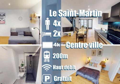 Triel-sur-Seine Apartment | Le Saint Martin - Appartement moderne - Duplex - Centre ville - Gare