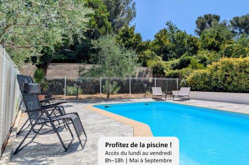 Roquevaire House | Le Studio - cosy & fonctionnel, clim & piscine