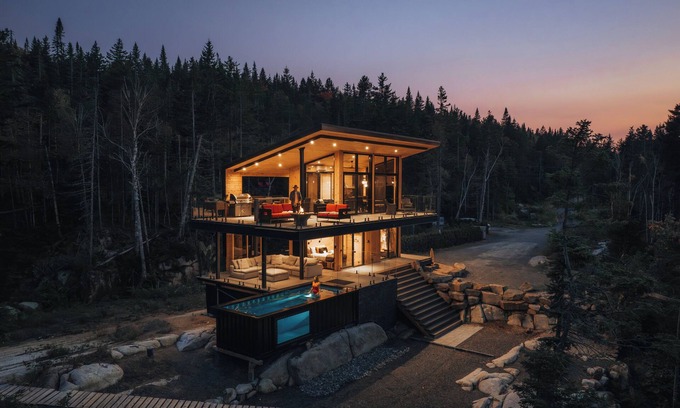 Lac Beauport Ski Chalet | LE YAK Avec Bassin Thermique et Petfriendly - Montagne le Maelström