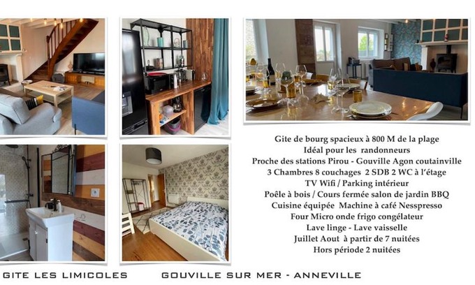 Anneville-sur-Mer House | Les Limicoles maison proche mer