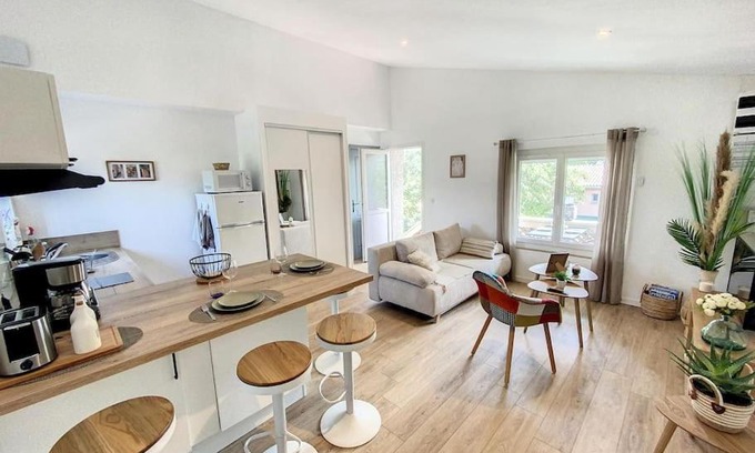 Villefranche-de-Lauragais Apartment | Les pénates du pastel - Jardin & Terrasse