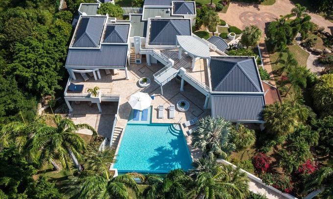 Plum Bay Villa | Les Palmiers Bleus Stay 7, Pay 6 Promotion | Ocean Front - Located in Tropical Terres Basses with Private Pool