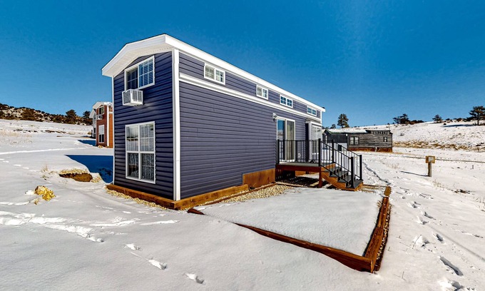 Colorado Springs Cottage | Light-filled cabin on 1,800-acre ranch with animals, trails, mountains & firepit