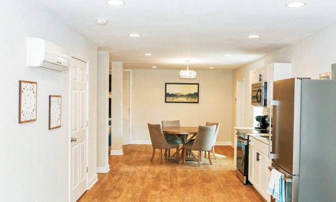 Boger City House | Lincolnton Farm Lodge | 2 Beds & Fire Pit with Huge Backyard!