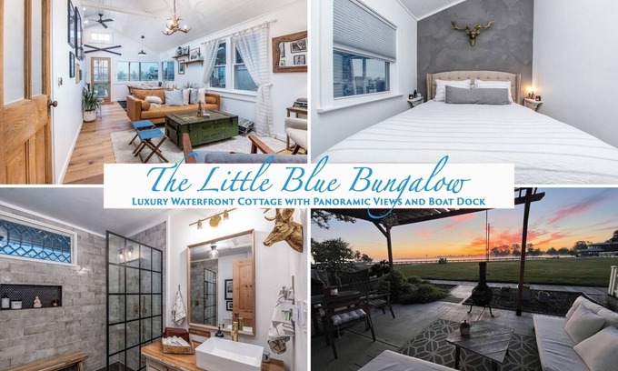 Russells Point House | Little Blue Bungalow - Amazing Views + Boat Dock!