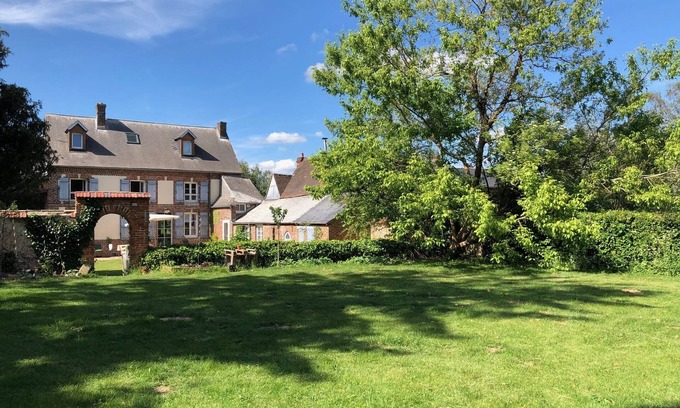 Beaumont-les-Nonains House | Loc maison charme VEXIN 65 km & 1h from Paris Ouest 5 bedrooms 10 pers. Swimming