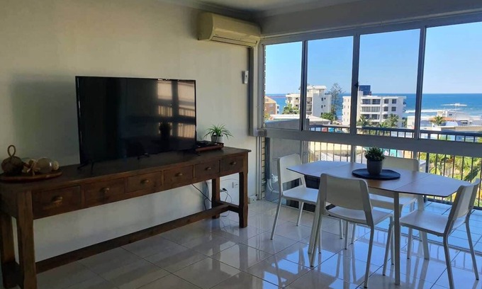 Caloundra Apartment | Location at Its Best - Sea Views & Private Rooftop