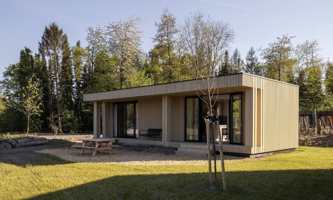 Zeewolde House | Lodge in Netherlands with Luxury Deck Terrace