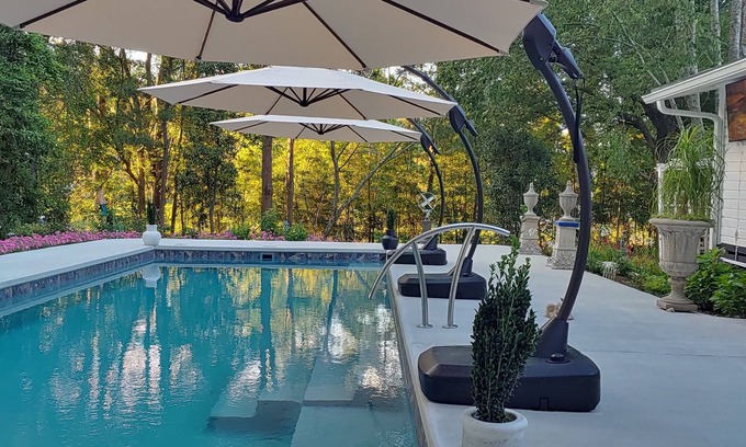 Sumrall Cottage | Longleaf Cottage Bed & Breakfast- Pet Friendly - Heated Pool - 41 Mile Bike Path