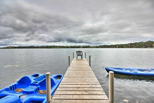 Pequot Lakes House | Loon Lake Lodge with Dock, Sauna and Hot Tub!