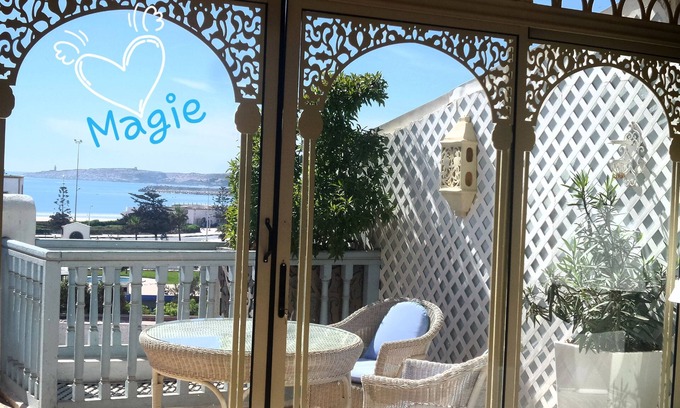 Essaouira Coast Apartment | Lotus-Essaouira .com SEA VIEW - PRIVATE TERRACE - near BEACH