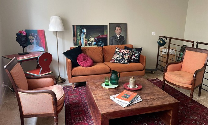 La Palme House | Lovely family house in center village of mediterranean village