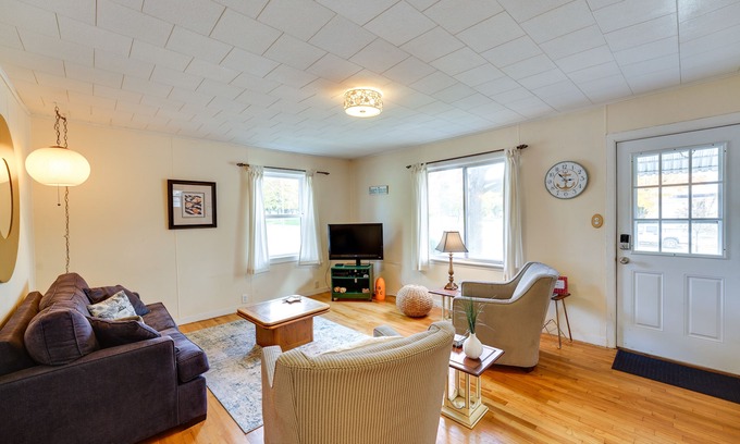 Ludington House | Ludington Vacation Rental - Walk to Lake Michigan!