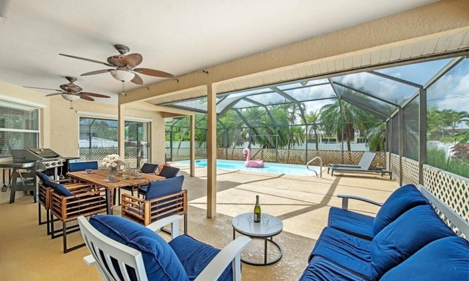 Willoughby Acres House | Lux Naples! Heated Pool ~ Fenced Yard ~ Near Beach