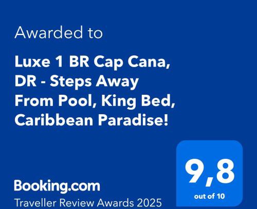 Cap Cana Marina Apartment | Luxe 1 BR Cap Cana, DR - Steps Away From Pool, King Bed, Caribbean Paradise!