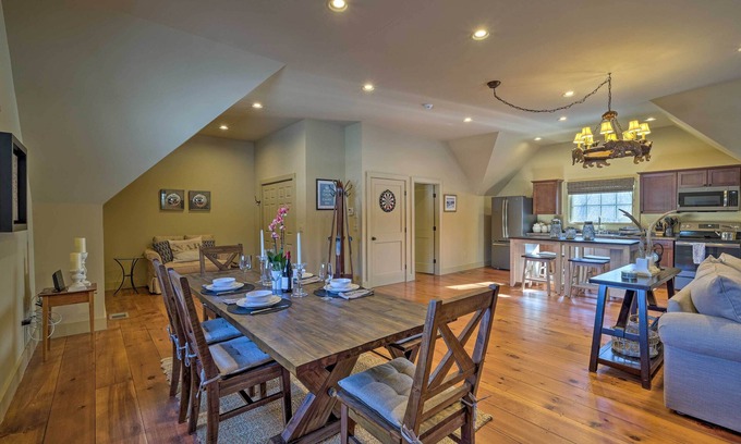 Manchester Center Apartment | Luxe 'Green Barn' Near Skiing w/Mt Equinox Views!