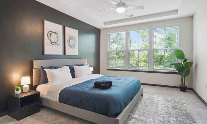 North Raleigh Apartment | Luxe King 3 Bedroom Suite in North Raleigh!