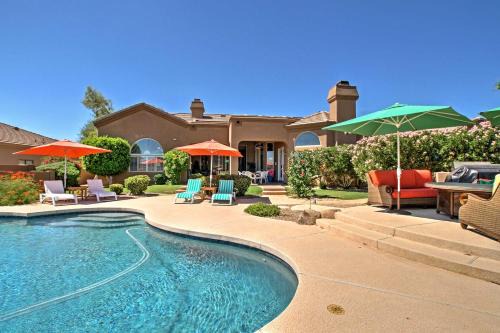 North Scottsdale House | Luxe Scottsdale Home with Pool and Mountain Views!