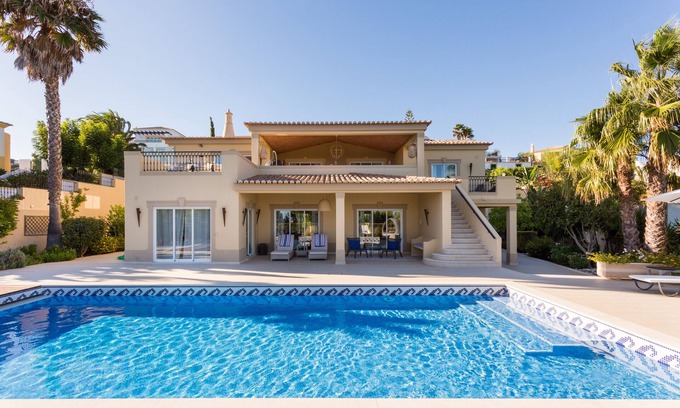 Praia da Luz Villa | Luxurious 5 Bedroom Villa With Private Pool, Hot Tub And Stunning Sea Views