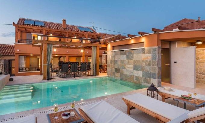 Bicine Villa | Luxurious five star heated pool villa for 10-12 people