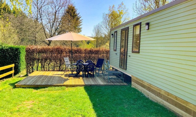 Luxembourg Ardennes House | Luxurious mobile home, Resort Walsdorf, Luxembourg, for 6. Ideal for nature, culture, and relaxation.