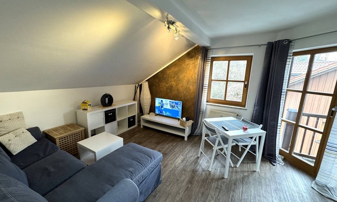 Hillstett Apartment | Luxurious "Nele" vacation apartment with feel-good guarantee on Lake Eixendorf