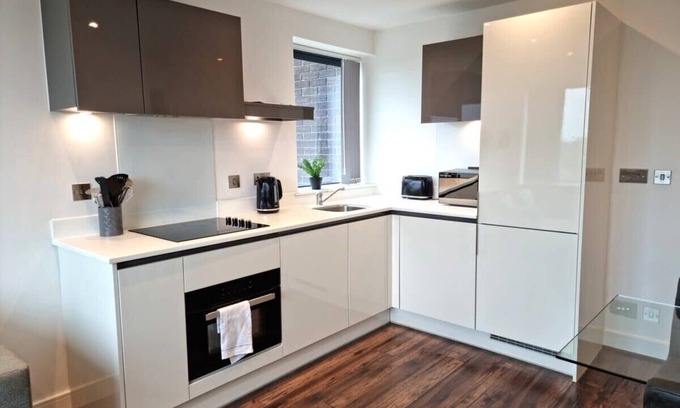 Erdington Apartment | Luxury 1 bed apartment 10 mins to Bham City Centre