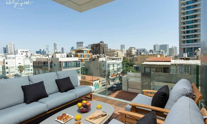 Kerem HaTeimanim Apartment | Luxury 1BR at Hayarkon by HolyGuest