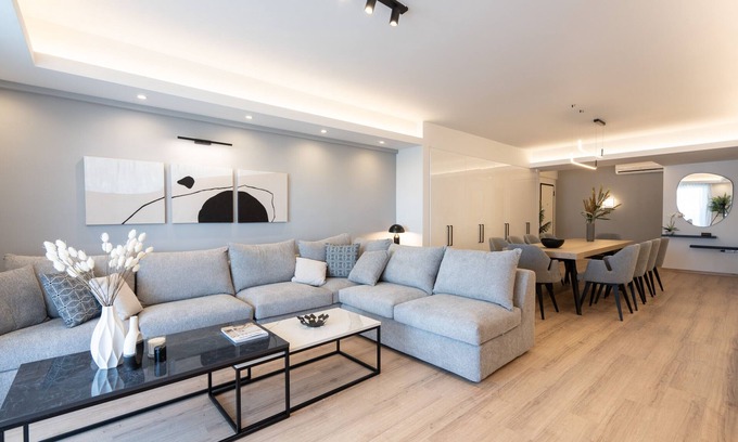 Piraeus Apartment | Luxury 4 bedrooms Apartment Near Flisvos Marina